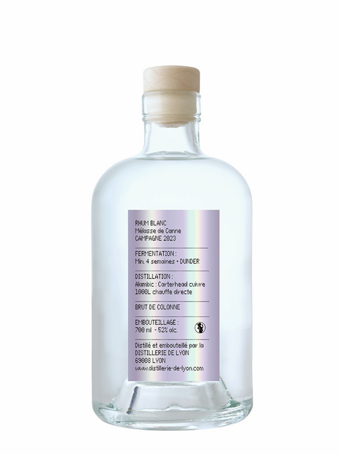 DISTILLERIE DE LYON Rhum Blanc Mélasse de Canne Campagne 2023 - secondary image