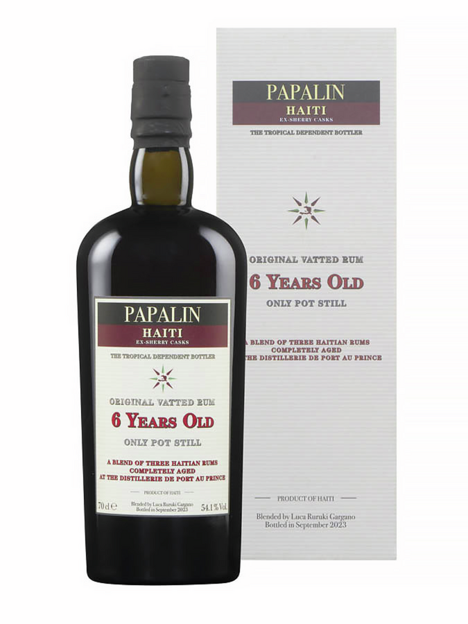 PAPALIN 6 ans HAITI EX SHERRY CASKS - visuel secondaire