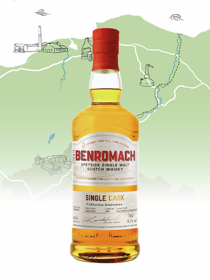 BENROMACH 10 ans 2014 1st Fill Sherry Hogshead Itinéraires