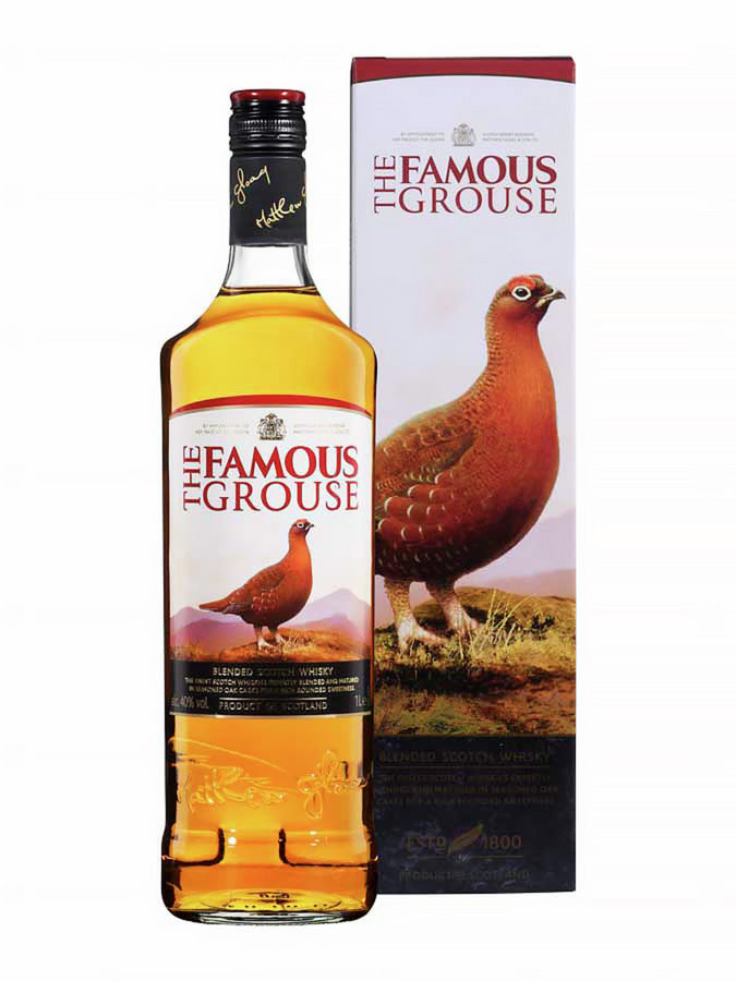 未開栓古酒】THE FAMOUS GROUSE 1000ml 40%/THE FAMOUS GROUSE12