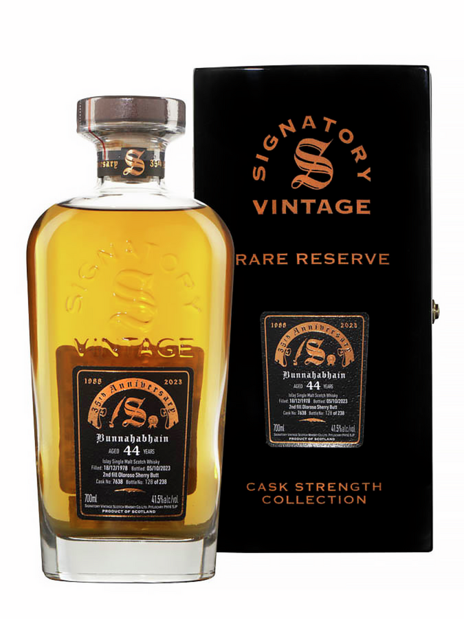 BUNNAHABHAIN 44 ans 1978 2nd Fill Oloroso Sherry Butt 35th Anniversary Signatory Vintage - visuel secondaire - BUNNAHABHAIN