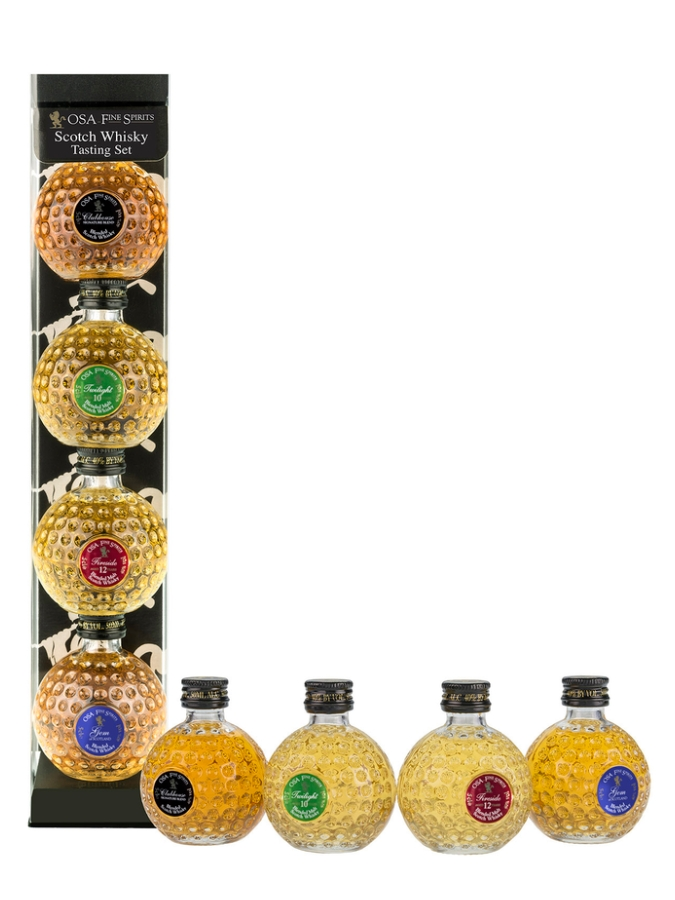 OSA Fine Spirits Coffret 4 Minis Selection Set O.S.A. - secondary image - Blends of scotland