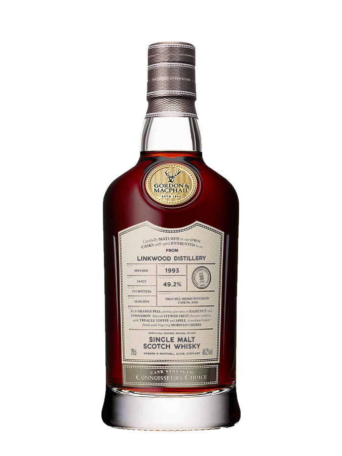 LINKWOOD 30 ans 1993 1ST FILL SHERRY PUNCHEON Gordon & Macphail - secondary image - LINKWOOD