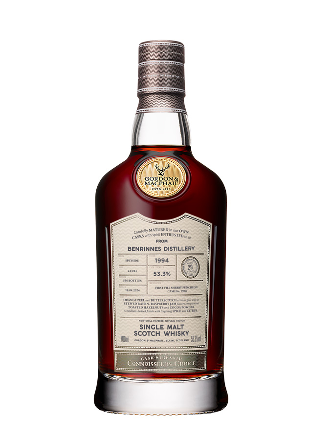 BENRINNES 29 ans 1994 1ST FILL SHERRY PUNCHEOn Gordon & Macphail - visuel secondaire - BENRINNES