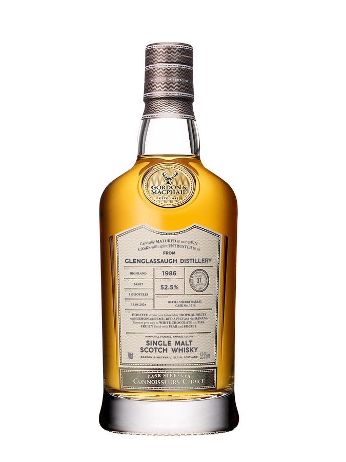 GLENGLASSAUGH 37 ans 1986 REFILL BOURBON BARREL Gordon & Macphail - visuel principal
