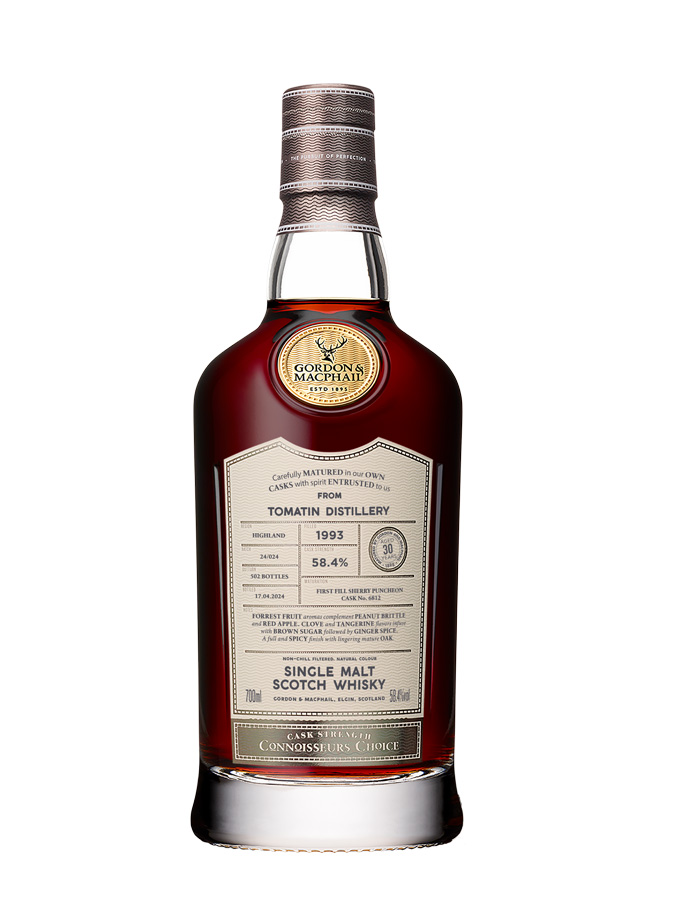 TOMATIN 30 ans 1993 1ST FILL SHERRY PUNCHEON Connoisseurs Choice Upper Gordon & Macphail - secondary image - 30 years old