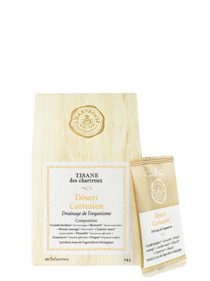 CHARTREUSE Tisane Désert Cartusien 20 infusettes BIO - main image