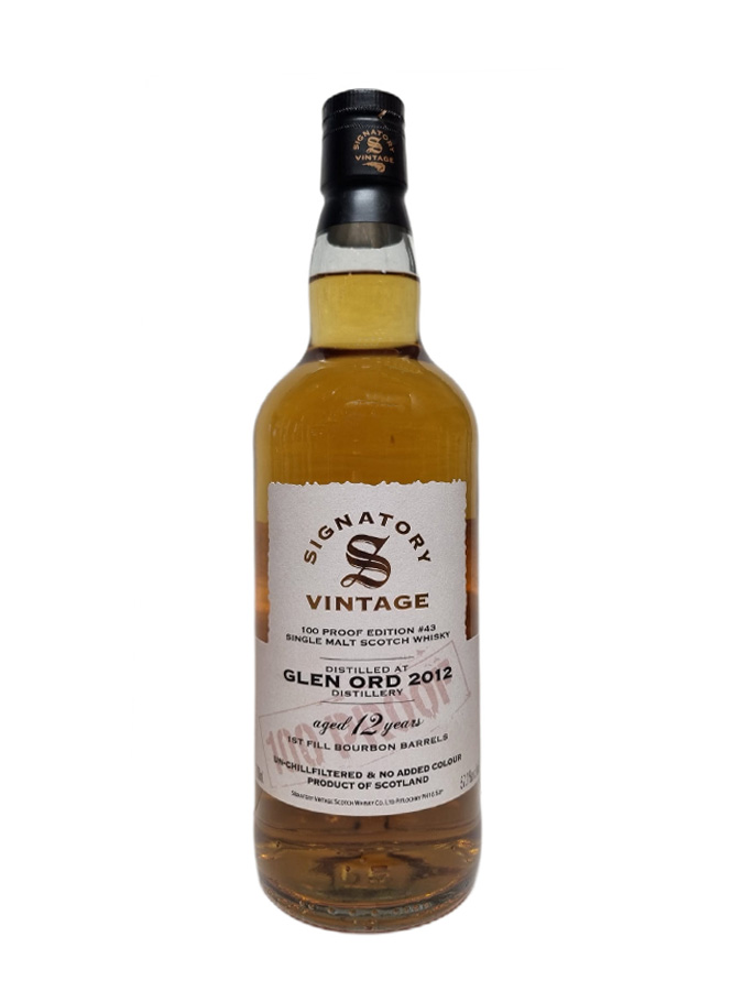 GLEN ORD 12 ans 2012 1st fill bourbon 100 Proof - visuel secondaire - Single malt écossais