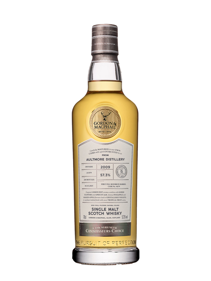 AULTMORE 15 ans 2009 REFILL AMERICAN HOGSHEAD Connoiseurs Choice Gordon & Macphail - secondary image - Speyside