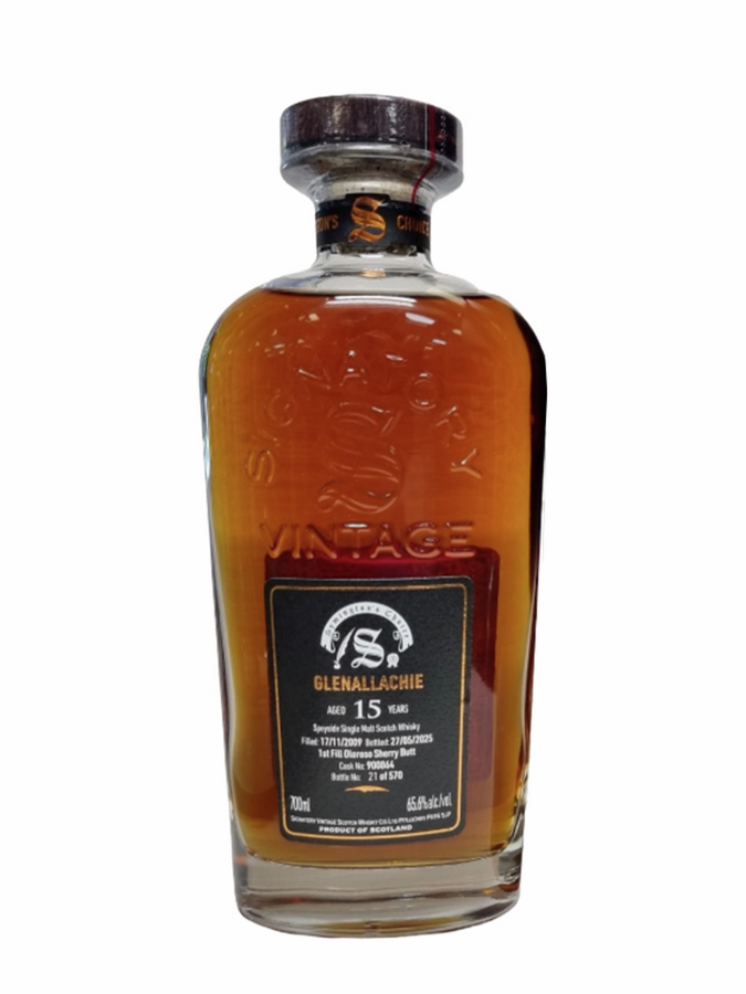 GLENALLACHIE 15 ans 2009 1st Fill Oloroso Sherry Butt Symington's Choice Signatory Vintage - secondary image - Exclusive LMDW Spirits