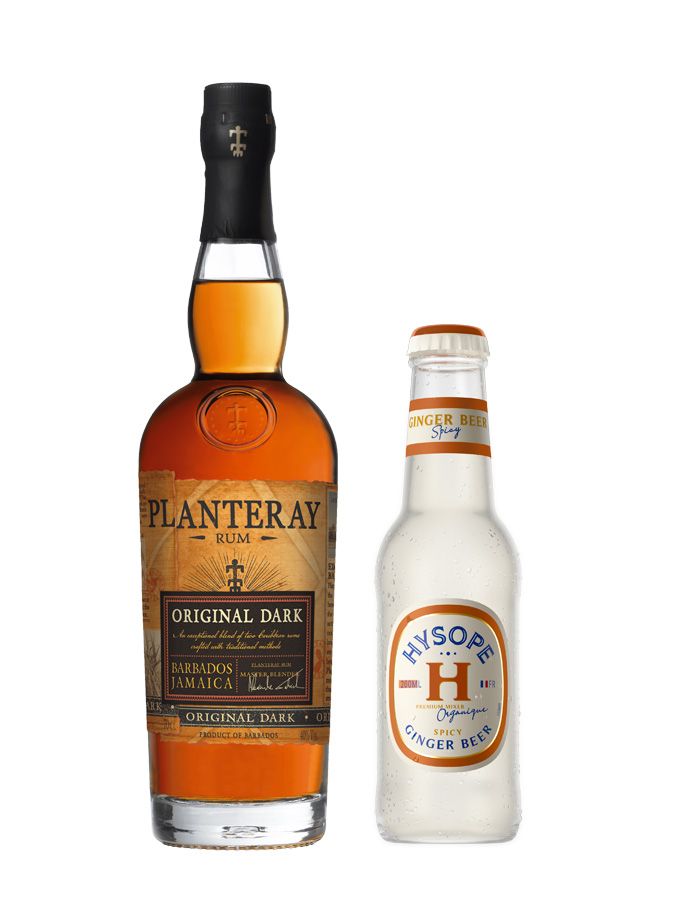 Pack Cocktail Planteray Original Dark x Hysope Ginger Beer - visuel secondaire - PLANTERAY RUM