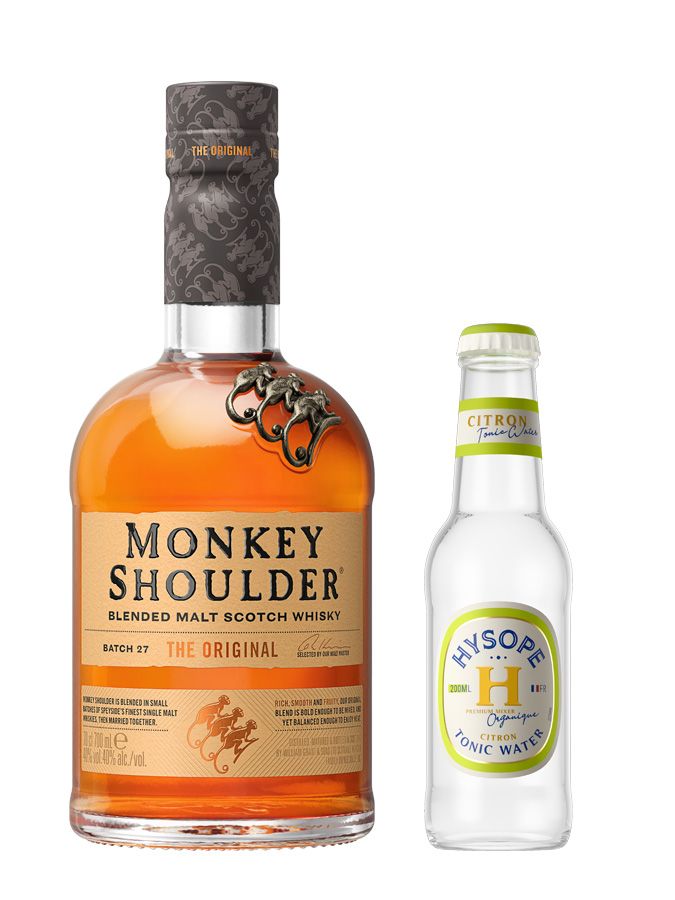 DUO MONKEY SHOULDER x HYSOPE Tonic Citron Bio - visuel secondaire - MONKEY SHOULDER