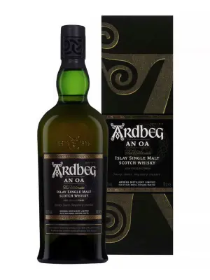 稀少品　Ardbeg AN OA バーマット ARDBEG An Oa 46,6% - 0.7 - Scotland - Maison du Whisky