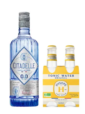 DUO CITADELLE 0% x HYSOPE TONIC WATER ORIGINAL - secondary image