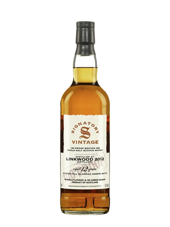 LINKWOOD 12 ans 2012 100 Proof #68 Signatory Vintage 57,1% - 0.7