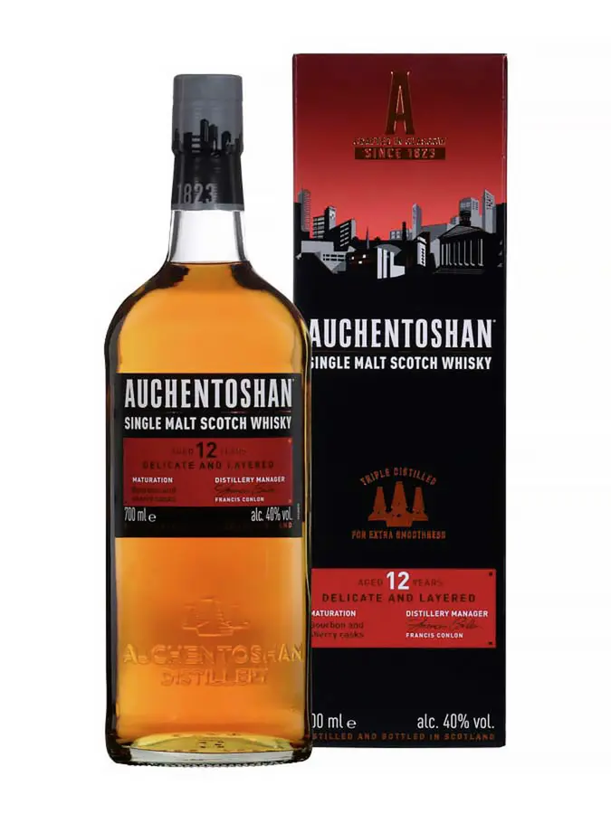 【週末限定】Auchentoshan 12 Year Old 75cl 43% AUCHENTOSHAN 12 ans 40% - 0.7 - Scotland - Maison du Whisky