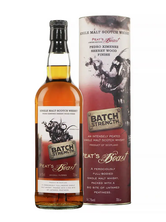 PEAT'S BEAST Pedro Ximénez Finish Batch Strength 54,1% - 0.7