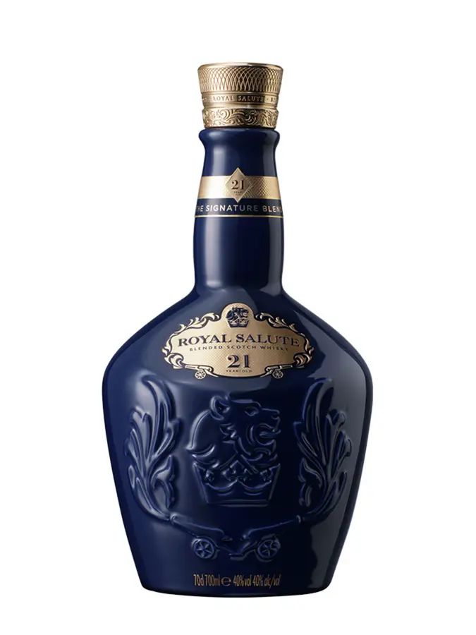 ル*ク様  Salute 21 Years Blue Bottle ROYAL SALUTE 21 ans 40% - 0.7 - Scotland - Maison du Whisky