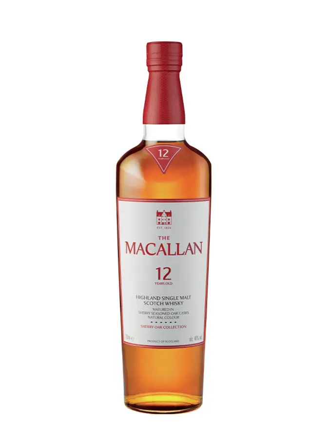 The Macallan 12 Year Old シェリーオーク 700ml MACALLAN (The) 12 ans Sherry Oak 40% - 0.7 - Ecosse - Maison du Whisky