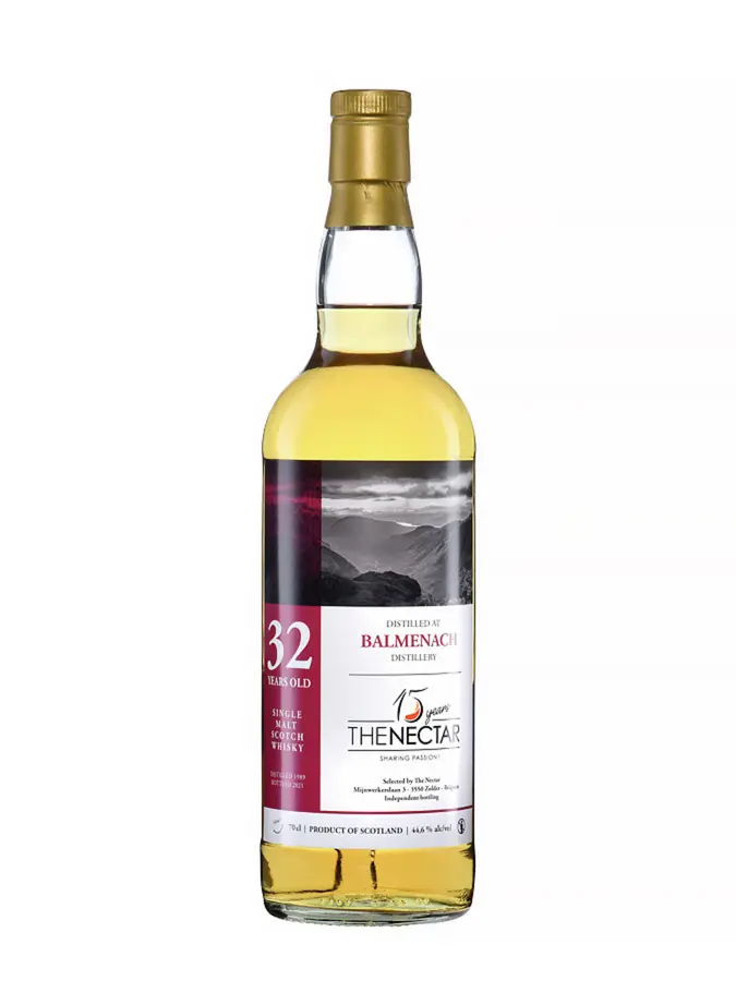 Balmenach 1989総本数272本700ml熟成年 32年度数44.3% BALMENACH 32 ans 1989 The Nectar 44,6% - 0.7 - Scotland - Maison