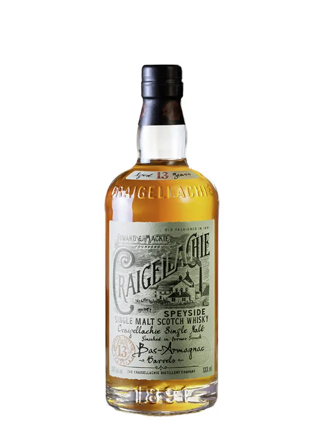 CRAIGELLACHIE 13 ans Bas-Armagnac Cask 46% - 0.7 - Scotland