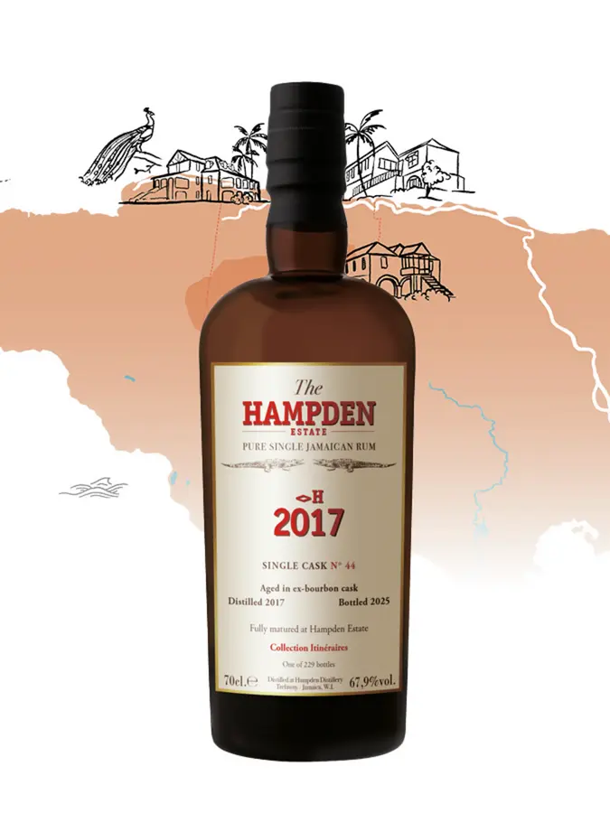 HAMPDEN 8 ans 2017 <> H Bourbon Barrel