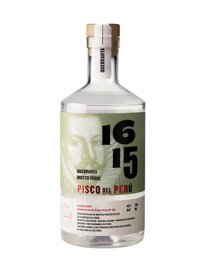 PISCO 1615 Mosto Verde Quebranta 42% - 0.7 - Peru - Maison du Whisky