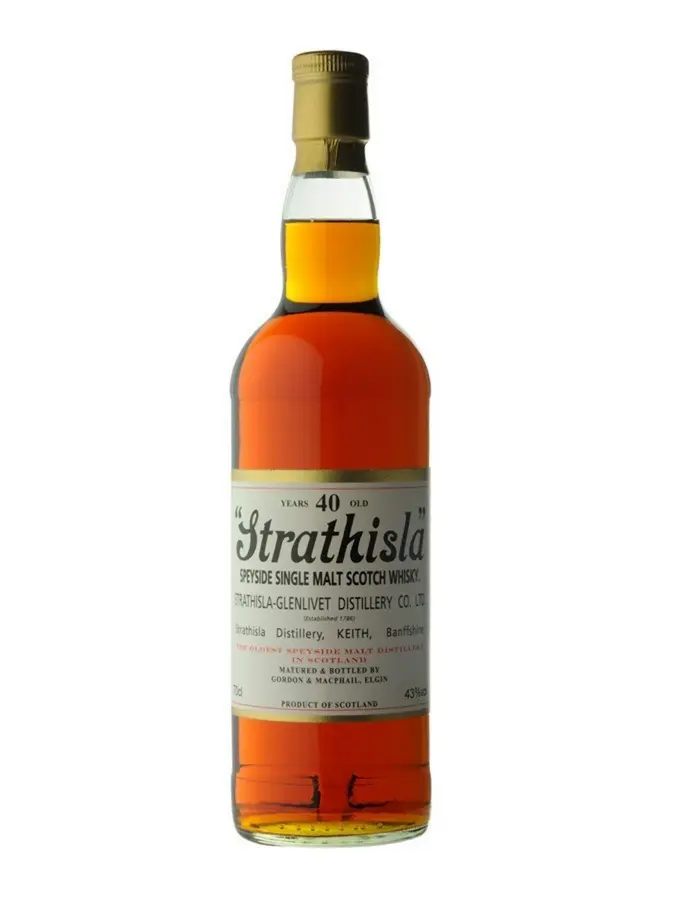 STRATHISLA 40 ans Gordon & Macphail 43% - 0.7 - Scotland - Maison