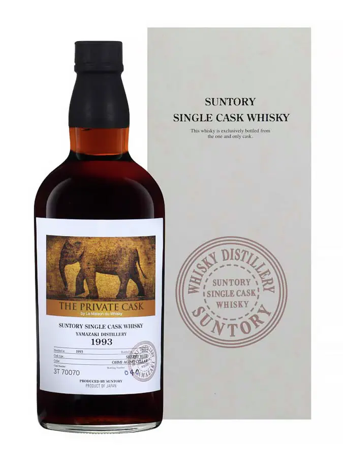 YAMAZAKI 19 ans 1993 The Private Cask 57,5% - 0.7 - Japan - Maison