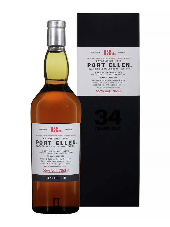 PORT ELLEN 34 ans 1978 13th Release Limited Edition 55% - 0.7