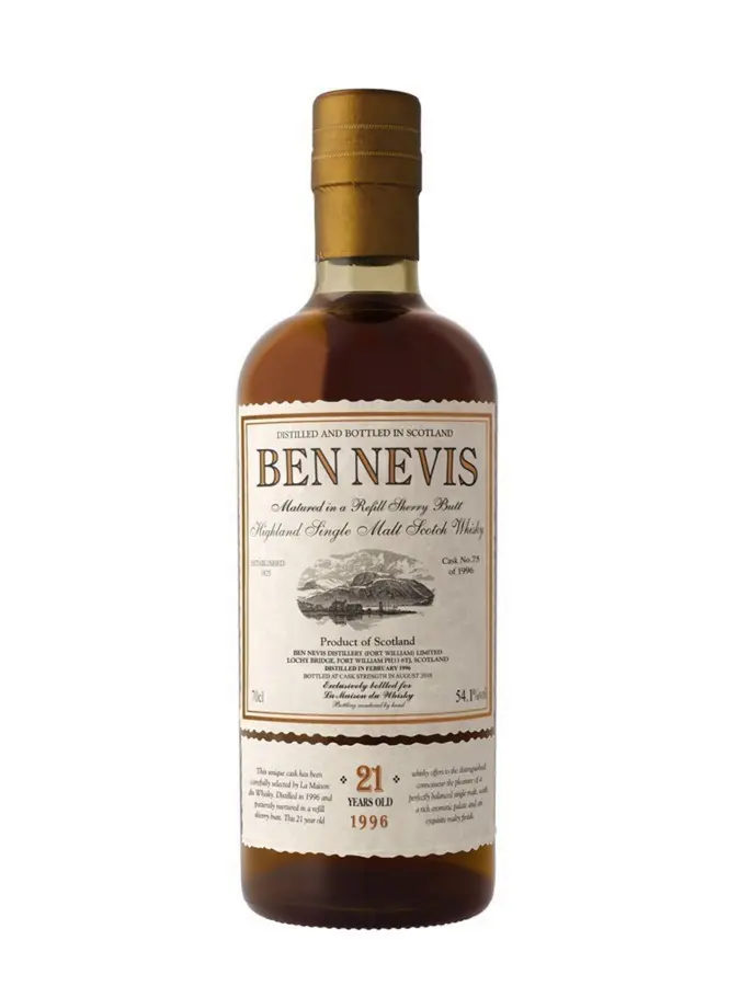 Ben Nevis 20 Years 700ml 49% ベンネビス1996 Ben Nevis 20 Years