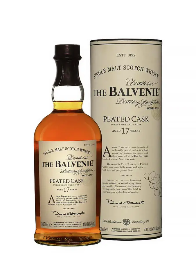 BALVENIE 17 ans Peated Cask Limited Edition 43% - 0.7 - Scotland