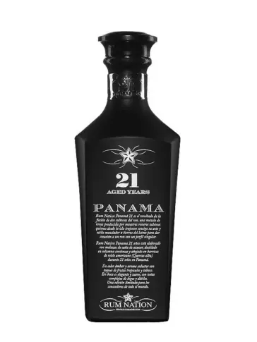 RUM NATION 21 ans Panama Decanter Black - main image