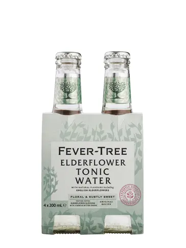 FEVER-TREE Elderflower Tonic Water Pack 4 X 200 ML - main image