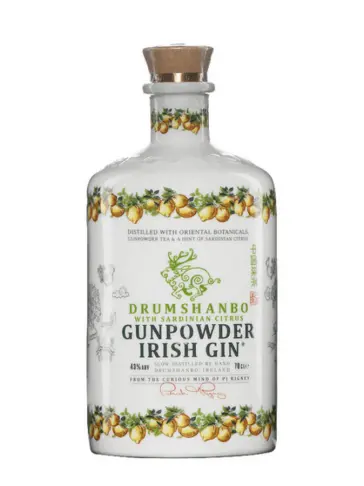 DRUMSHANBO GUNPOWDER Gin Agrumes de Sardaigne Céramique - main image