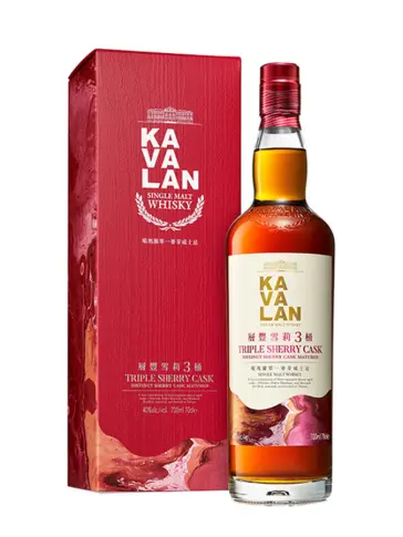 KAVALAN Triple Sherry Cask Single Malt Whisky - main image