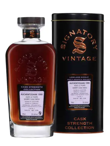 AUCHENTOSHAN 22 ans 1999 Finish Sherry Signatory Vintage - main image