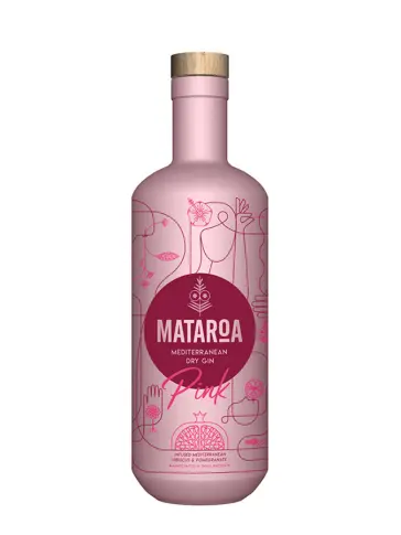 MATAROA Mediterranean PINK Dry Gin - visuel principal