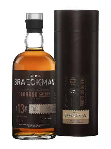 BRAECKMAN 13 ans Single Grain Whisky Oloroso Sherry Cask Finish - visuel principal