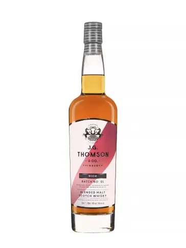 JG THOMSON Rich Blended Malt Scotch Whisky JG - main image