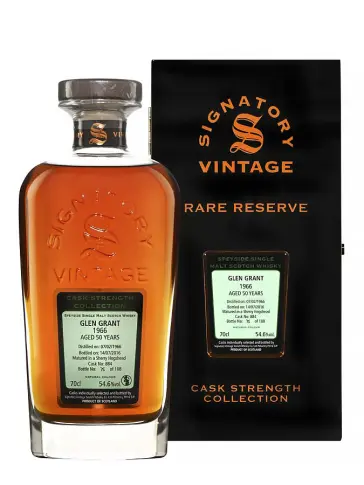 GLEN GRANT 50 ans 1966 Rare Reserve Signatory Vintage - visuel principal