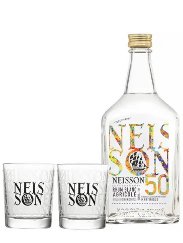 NEISSON coffret Ti-punch Blanc & 2 verres - visuel principal
