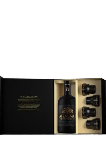 JAISALMER Coffret 4 Verres "The Golden Mirage" - visuel principal
