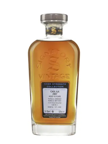 CAOL ILA 2007 1st fill Oloroso Sherry Butt CS Collection Signatory Vintage - visuel principal