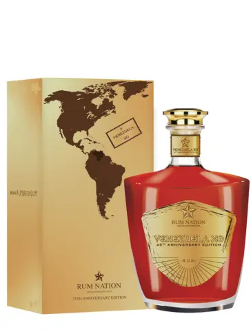 RUM NATION Venezuela XO 25th Anniversary Decanter - main image