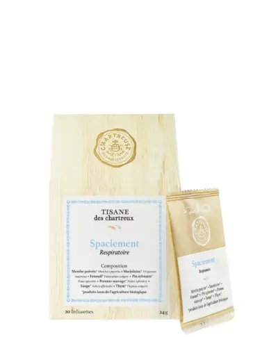CHARTREUSE Tisane Spaciement 20 infusettes BIO - visuel principal