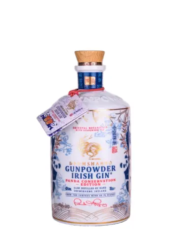 DRUMSHANBO GUNPOWDER Irish Gin Céramique Panda - visuel principal