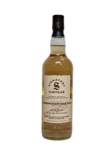 CAMERONBRIDGE 2012 100 Proof Signatory Vintage - main image