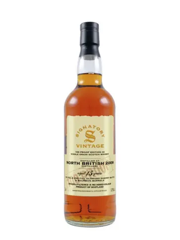 NORTH BRITISH 2009 100 Proof Signatory Vintage - visuel principal