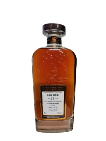 BLAIR ATHOL 13 ans 2011 1st Fill Ruby Port Hogshead Cask Strength Collection Signatory Vintage - main image